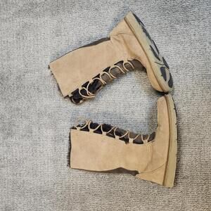 Ugg Boots Whitley Tall Brown Suede Lace Up Women’s Size 8